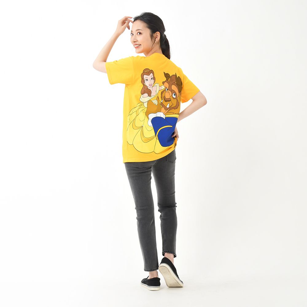 公式 ショップディズニー 美女と野獣 半袖tシャツ バックプリント Photogenic