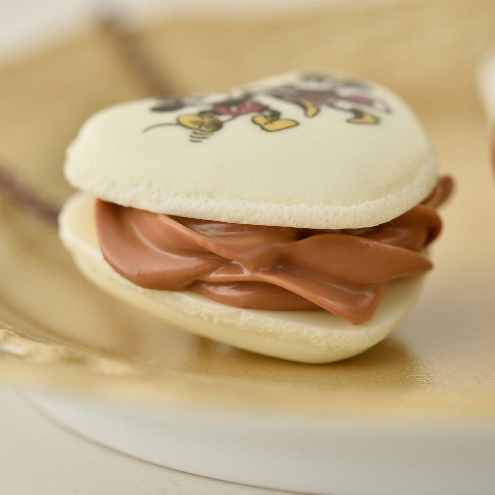 【キューポット】ミッキー&ミニー/ネックレス　ハートマカロン