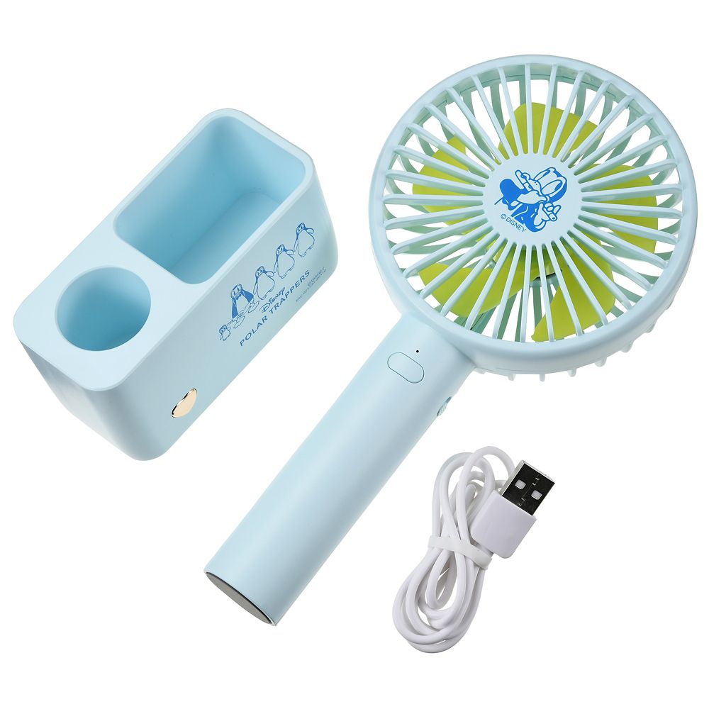 公式 ショップディズニー ドナルド ペンスタンド ハンディファン付き Polar Trappers