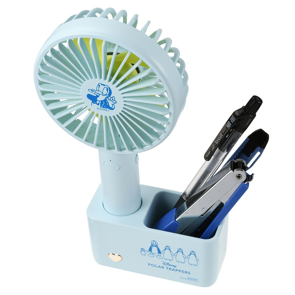 公式 ショップディズニー ドナルド ペンスタンド ハンディファン付き Polar Trappers