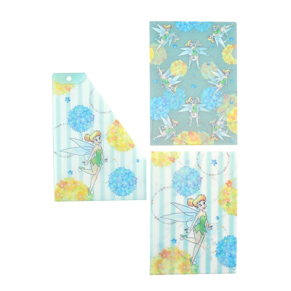 公式 ショップディズニー ティンカー ベル ファイルケース クリアファイル用 セット フラワーボール Mini Series