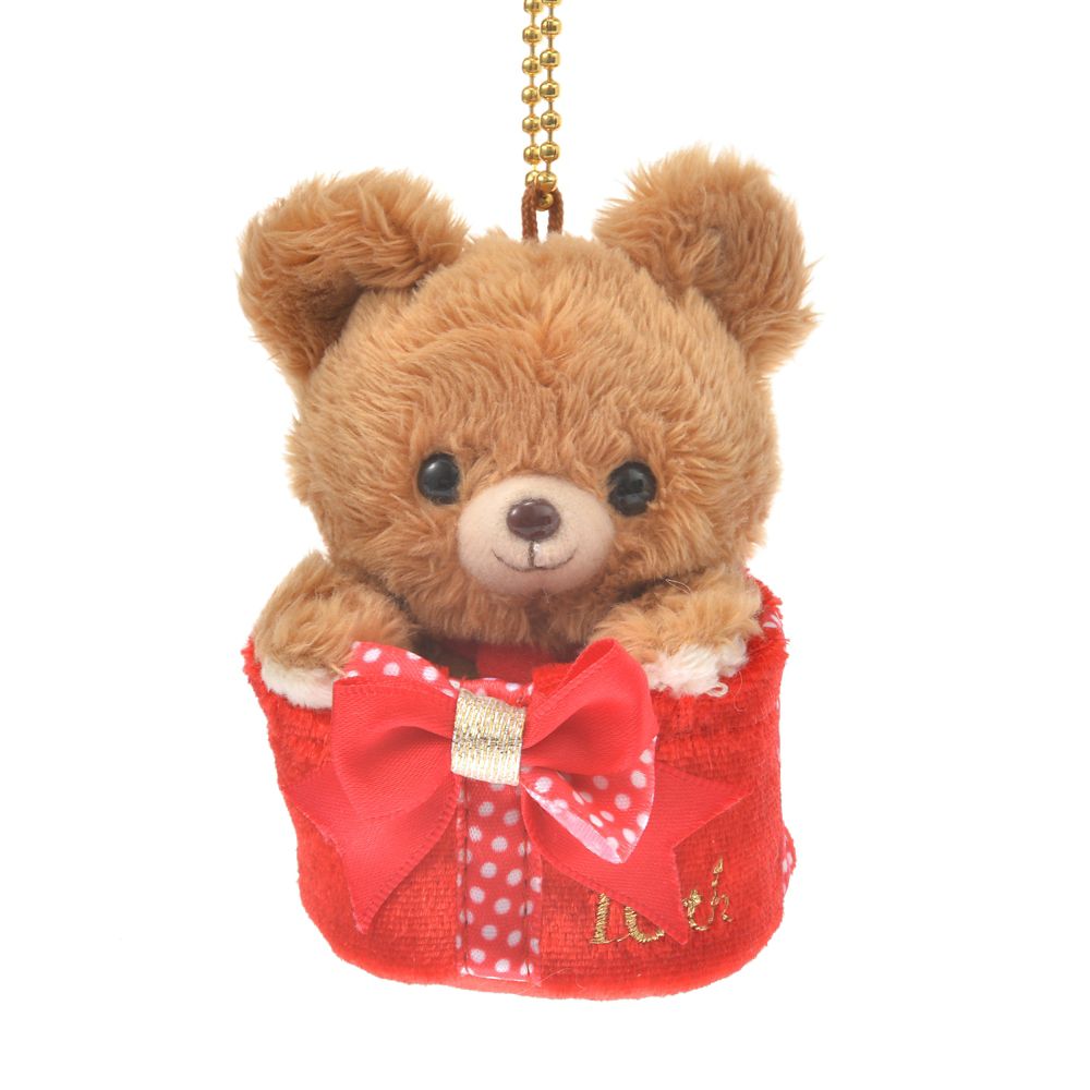 公式 ショップディズニー ユニベアシティ モカ ぬいぐるみキーホルダー キーチェーン ミニ Unibearsity 10th Anniversary