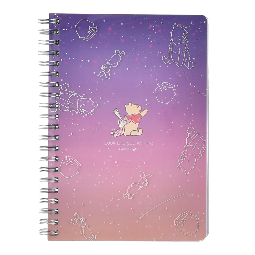 公式 ショップディズニー プーさん ピグレット リングノート Starry Sky