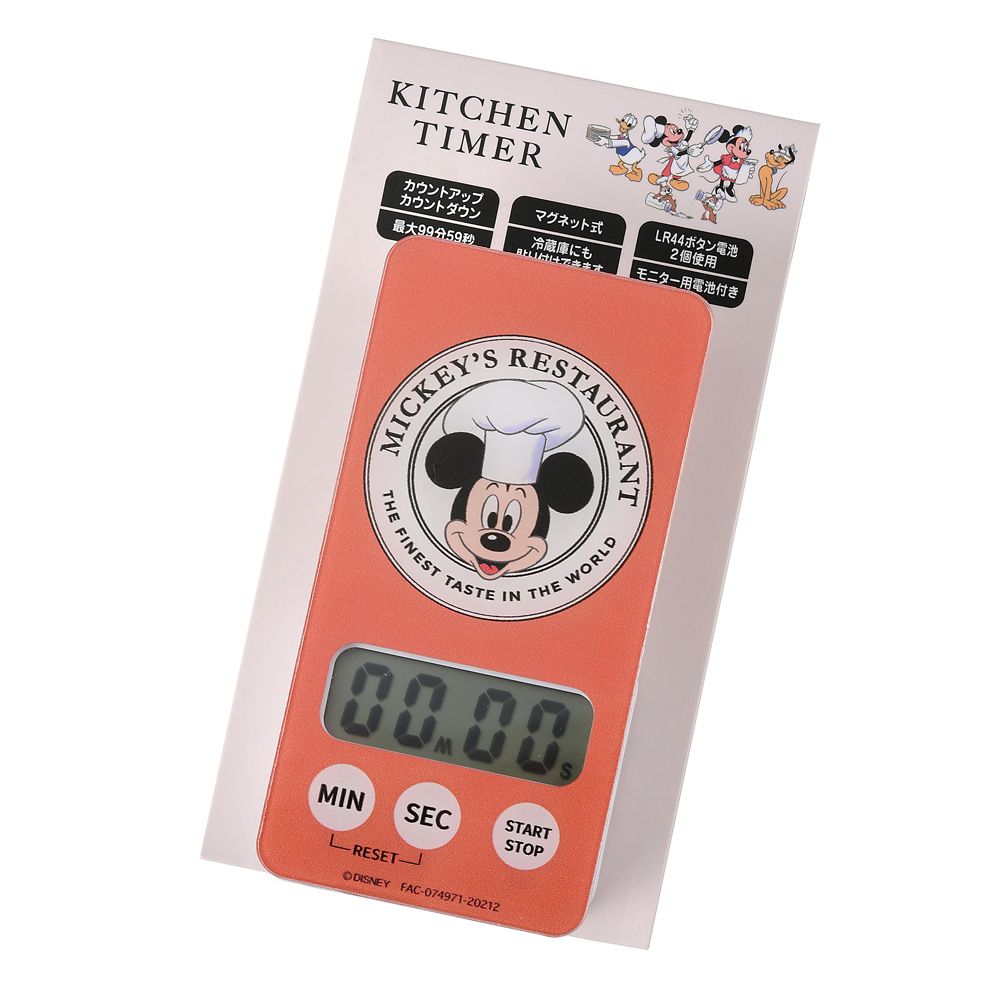公式 ショップディズニー ミッキー タイマー Retro Kitchen