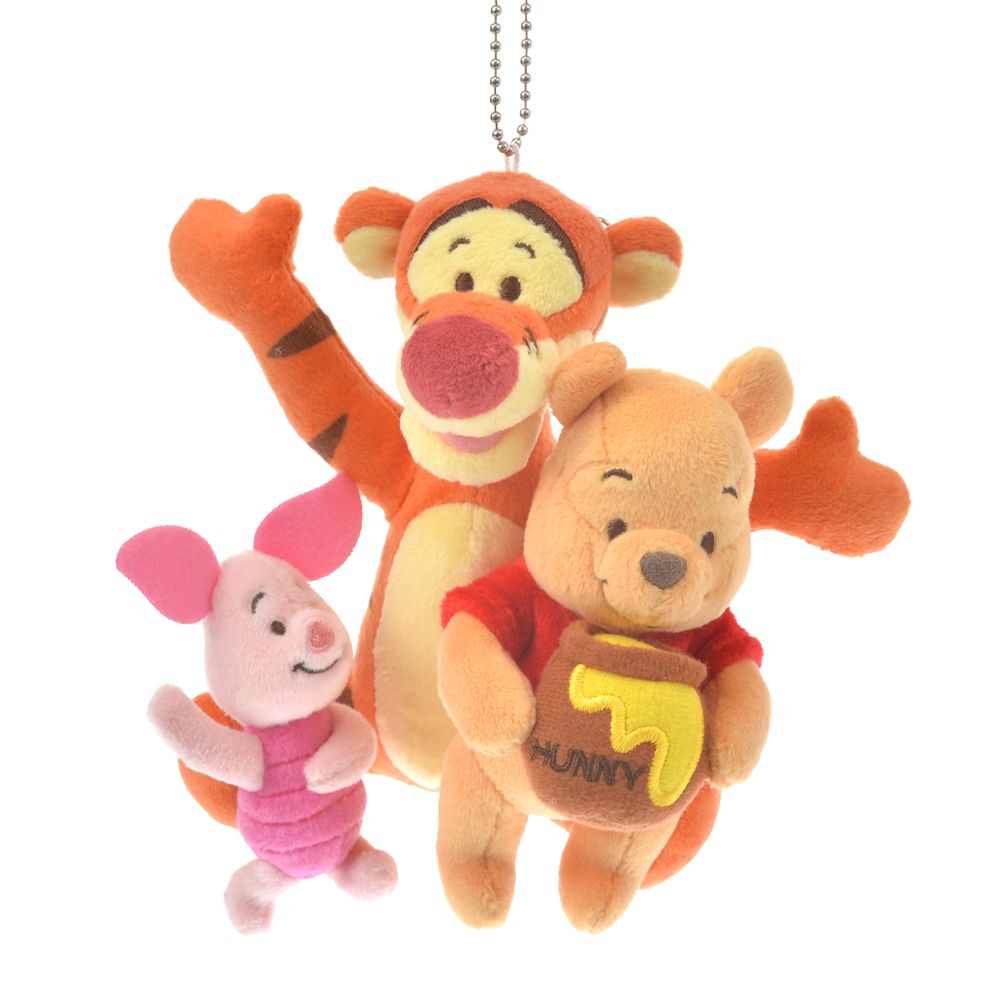 公式 ショップディズニー プーさん ピグレット ティガー ぬいぐるみキーホルダー キーチェーン Winnie The Pooh And The Honey Tree 55th Anniversary