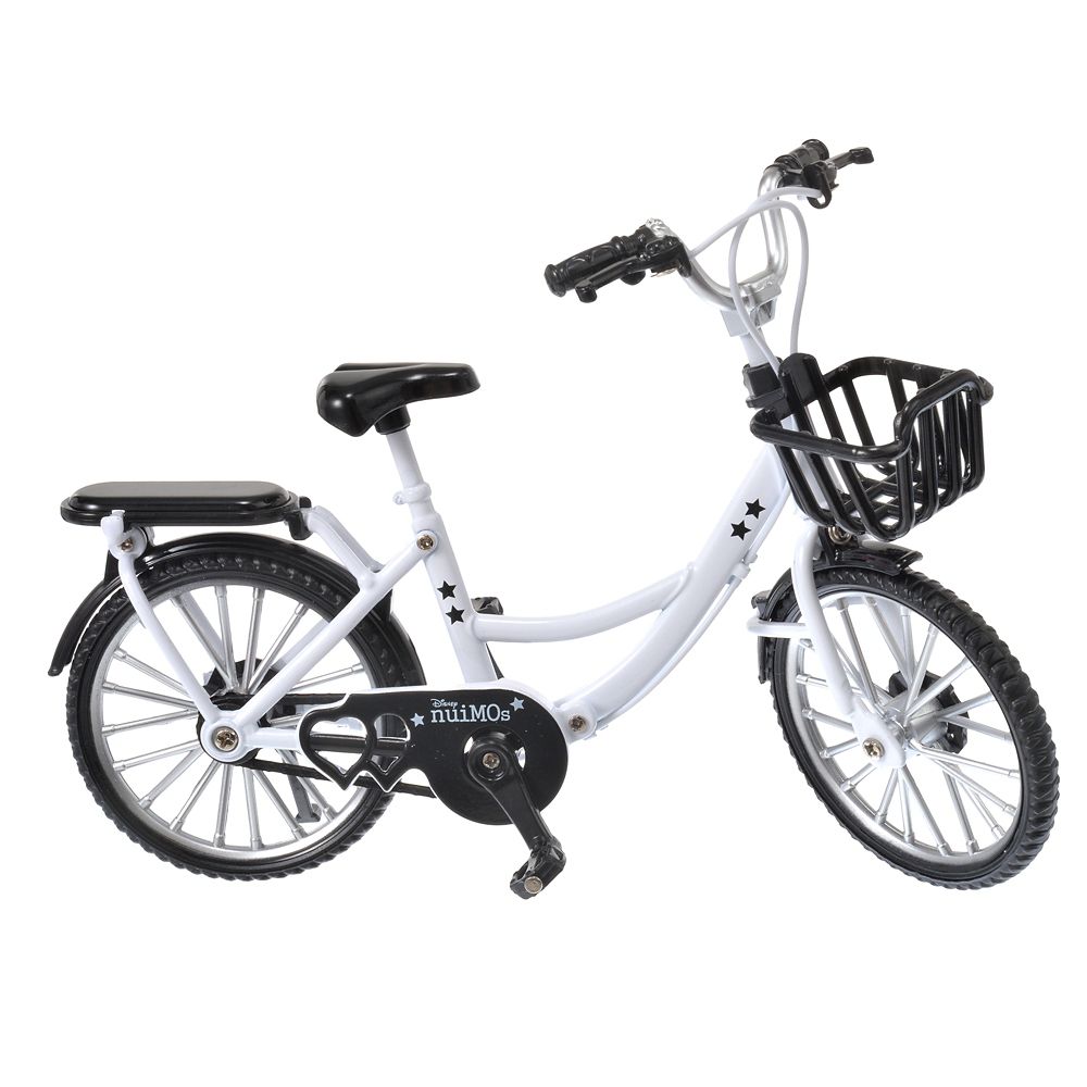 公式 ショップディズニー Nuimos ぬいぐるみ専用自転車 ホワイト ブラック