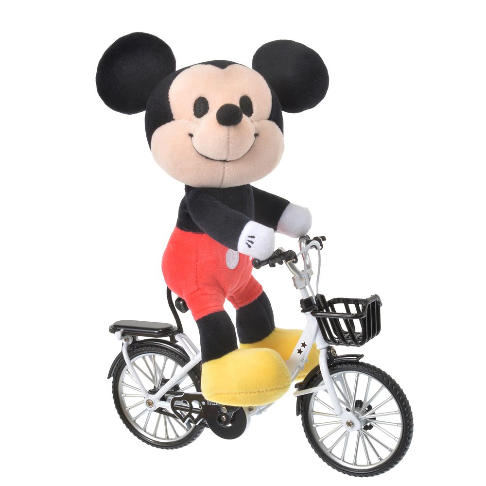 公式 ショップディズニー Nuimos ぬいぐるみ専用自転車 ホワイト ブラック