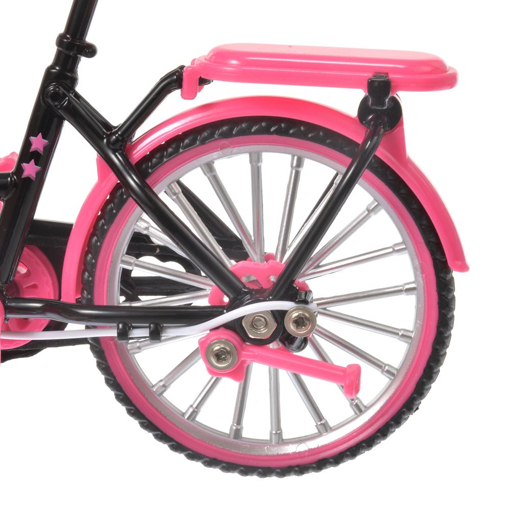 公式 ショップディズニー Nuimos ぬいぐるみ専用自転車 ピンク ブラック