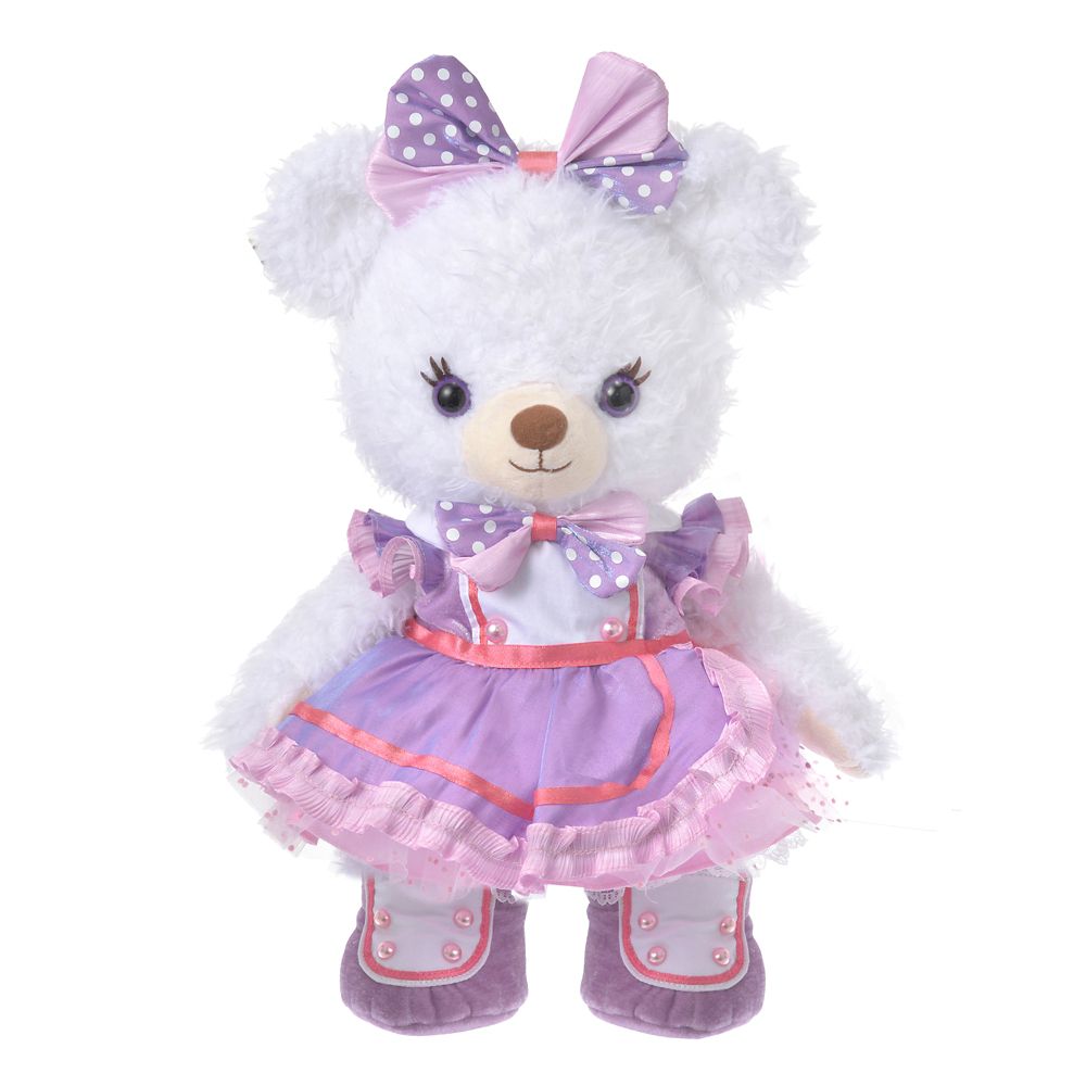 公式 ショップディズニー ユニベアシティ ぬいぐるみ専用コスチューム M ドレス パープル Unibearsity 10th Anniversary