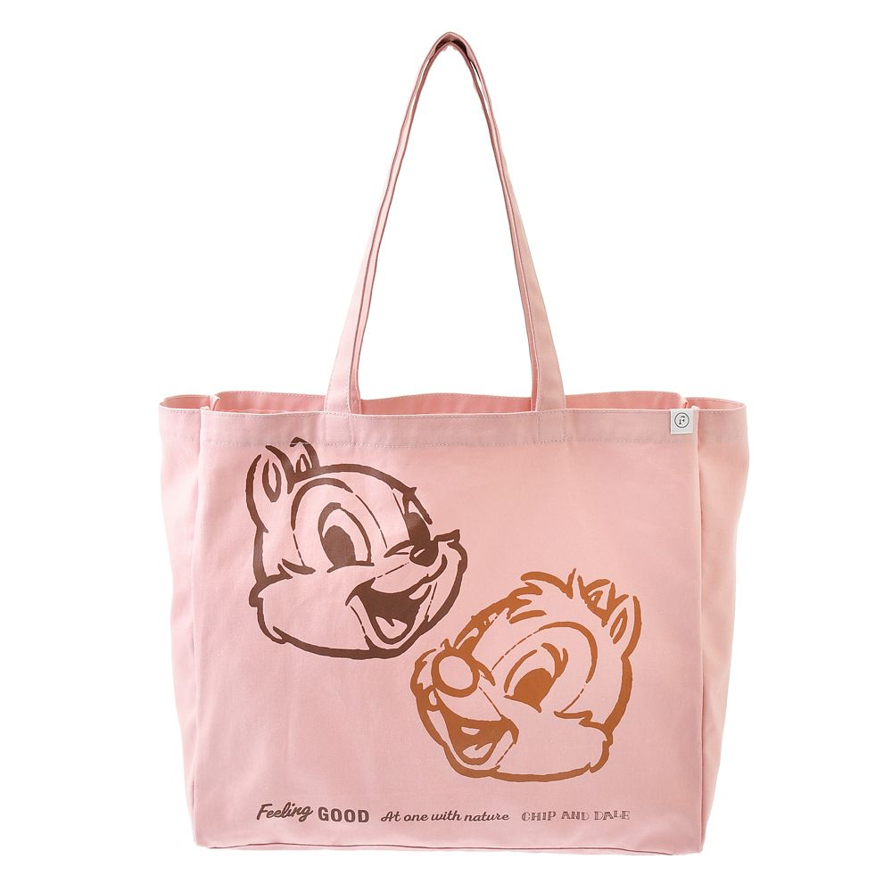 【FOOD TEXTILE】チップ＆デール トートバッグ ピンク Chip＆Dale FOOD TEXTILE