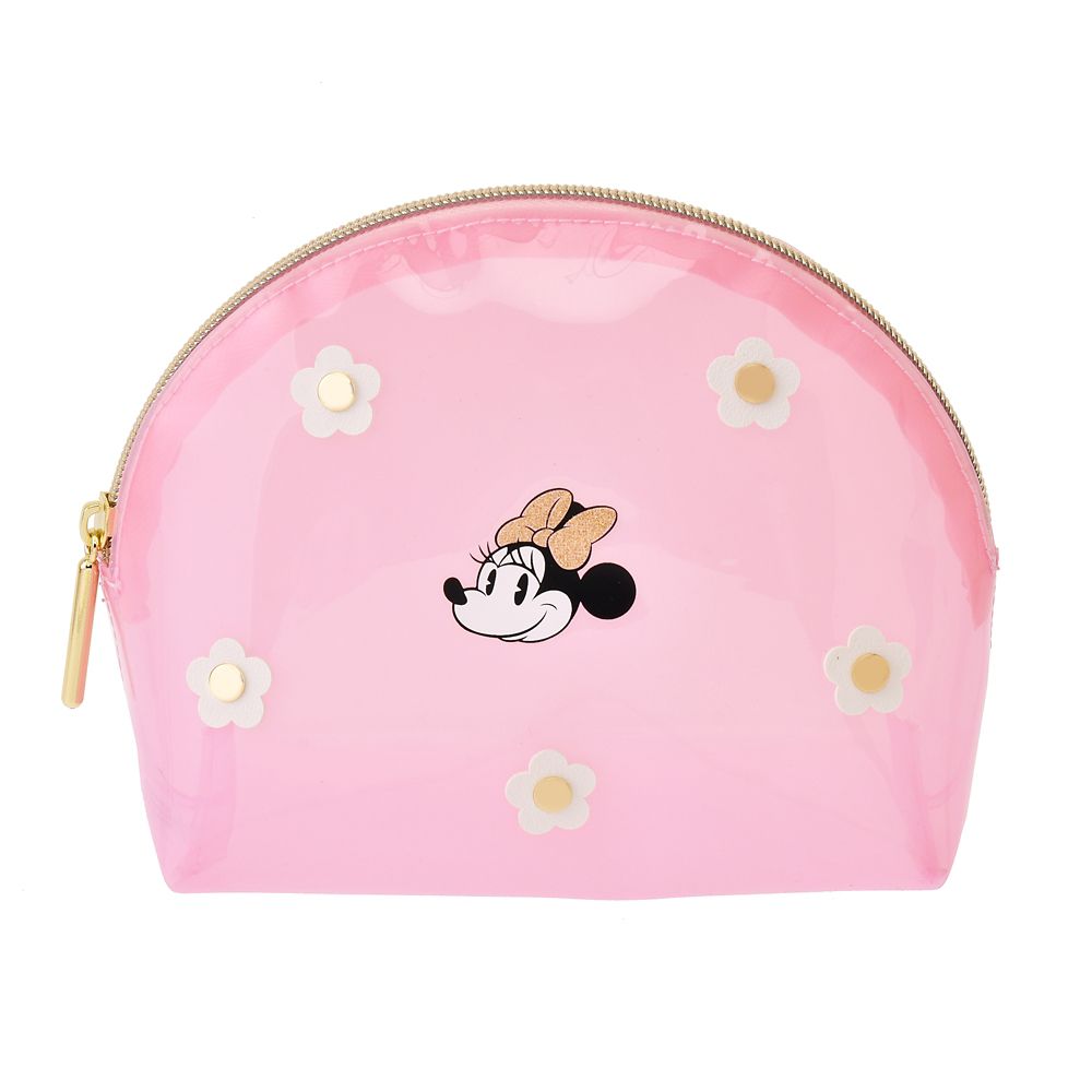 公式 ショップディズニー ミニー ポーチ クリア ガーリーフラワー