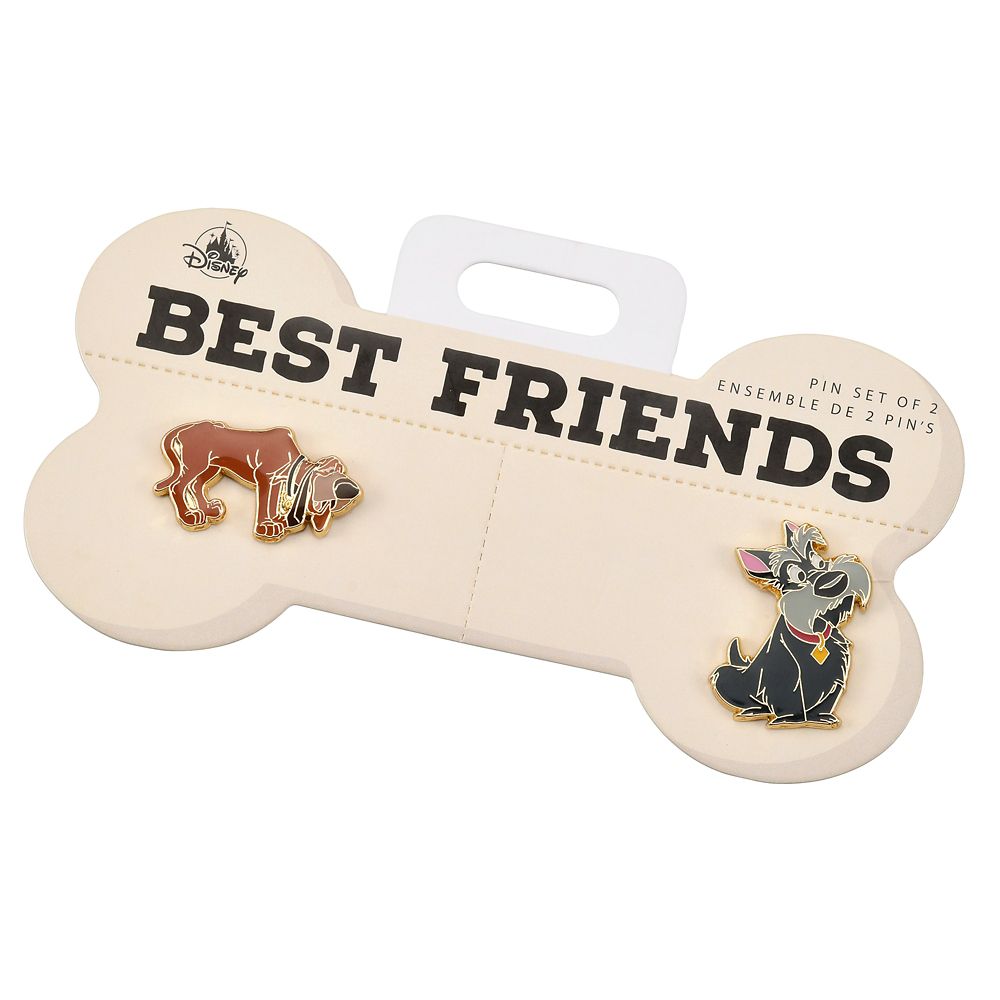 公式 ショップディズニー トラスティ ジョック ピンバッジ わんわん物語 Best Friend