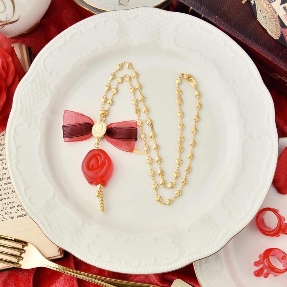 【キューポット】リドル・ローズハート/ネックレス　グミキャンディー