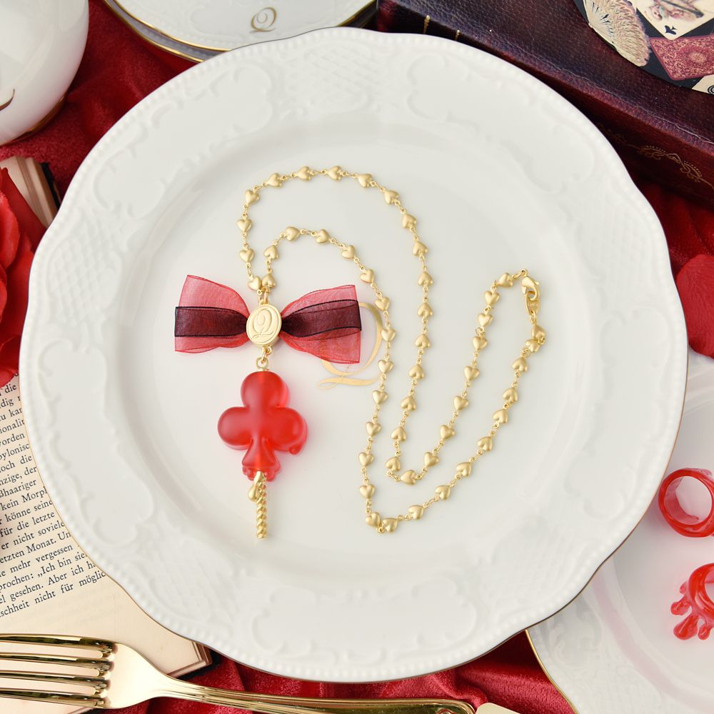 【キューポット】トレイ・クローバー/ネックレス　グミキャンディー