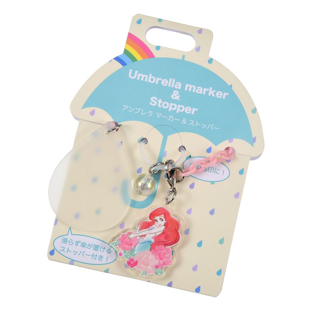 公式 ショップディズニー アリエル アンブレラマーカー ストッパー フラワー Rain
