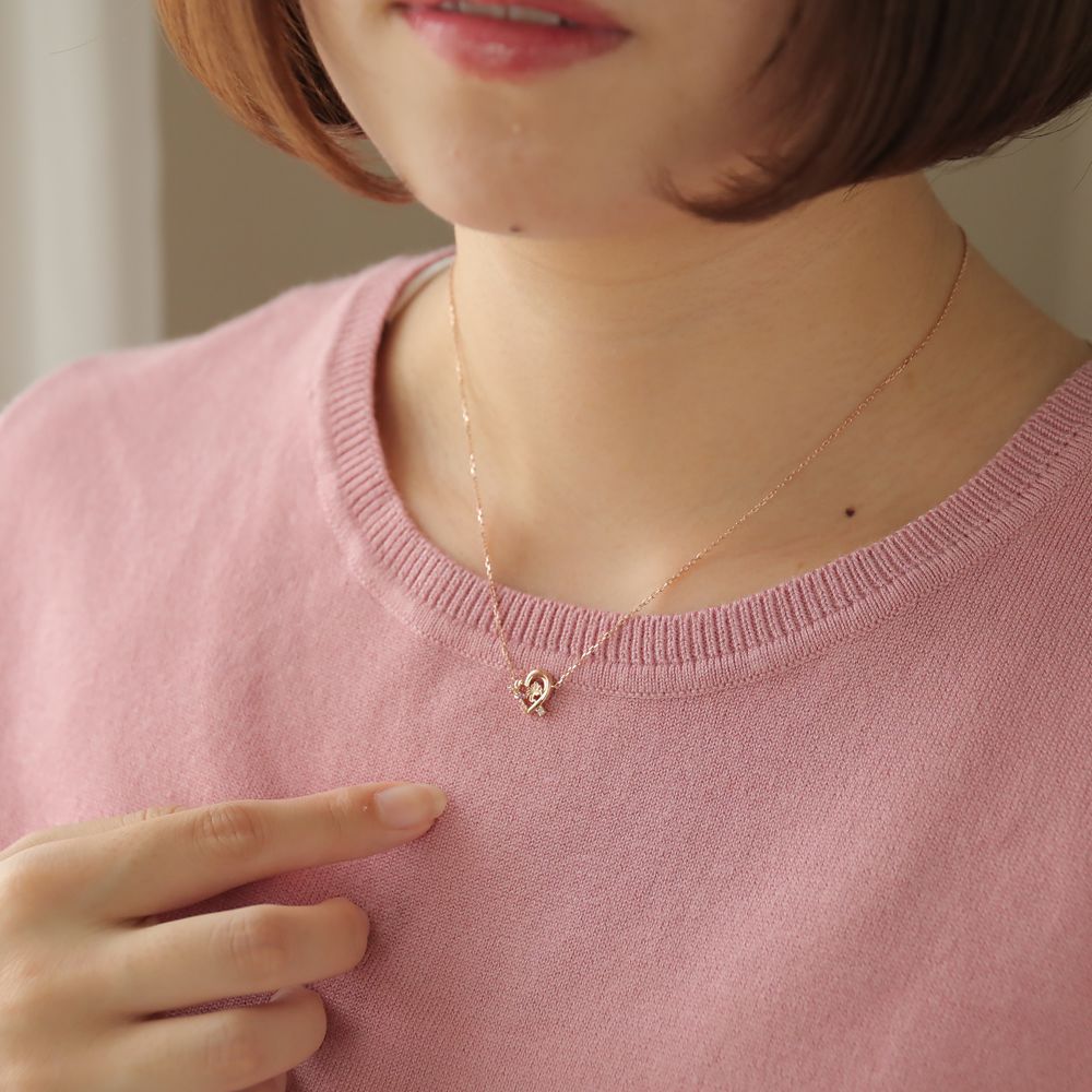 【ザ・キッス】DI-SN1856DM ディズニープリンセス ラプンツェル / シルバー ネックレス