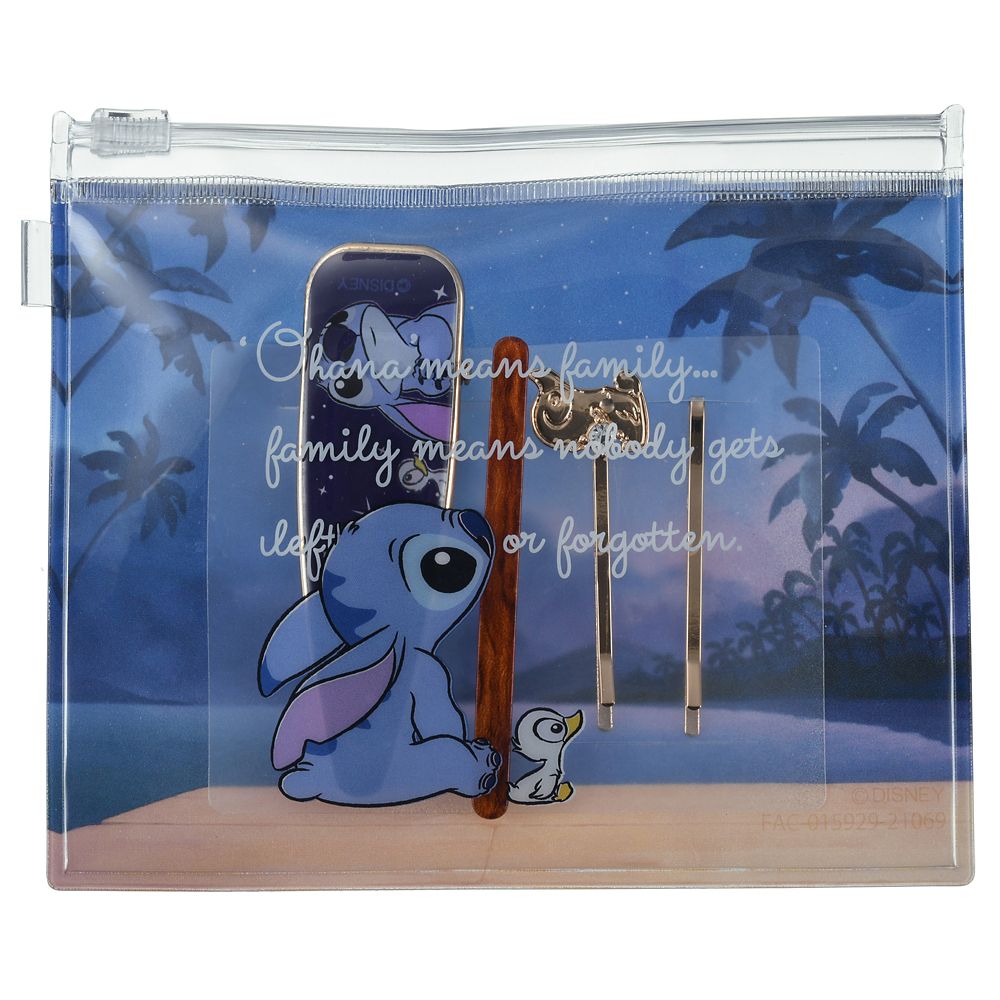 公式 ショップディズニー スティッチ ヘアピン セット ポーチ入り Stitch S Ohana