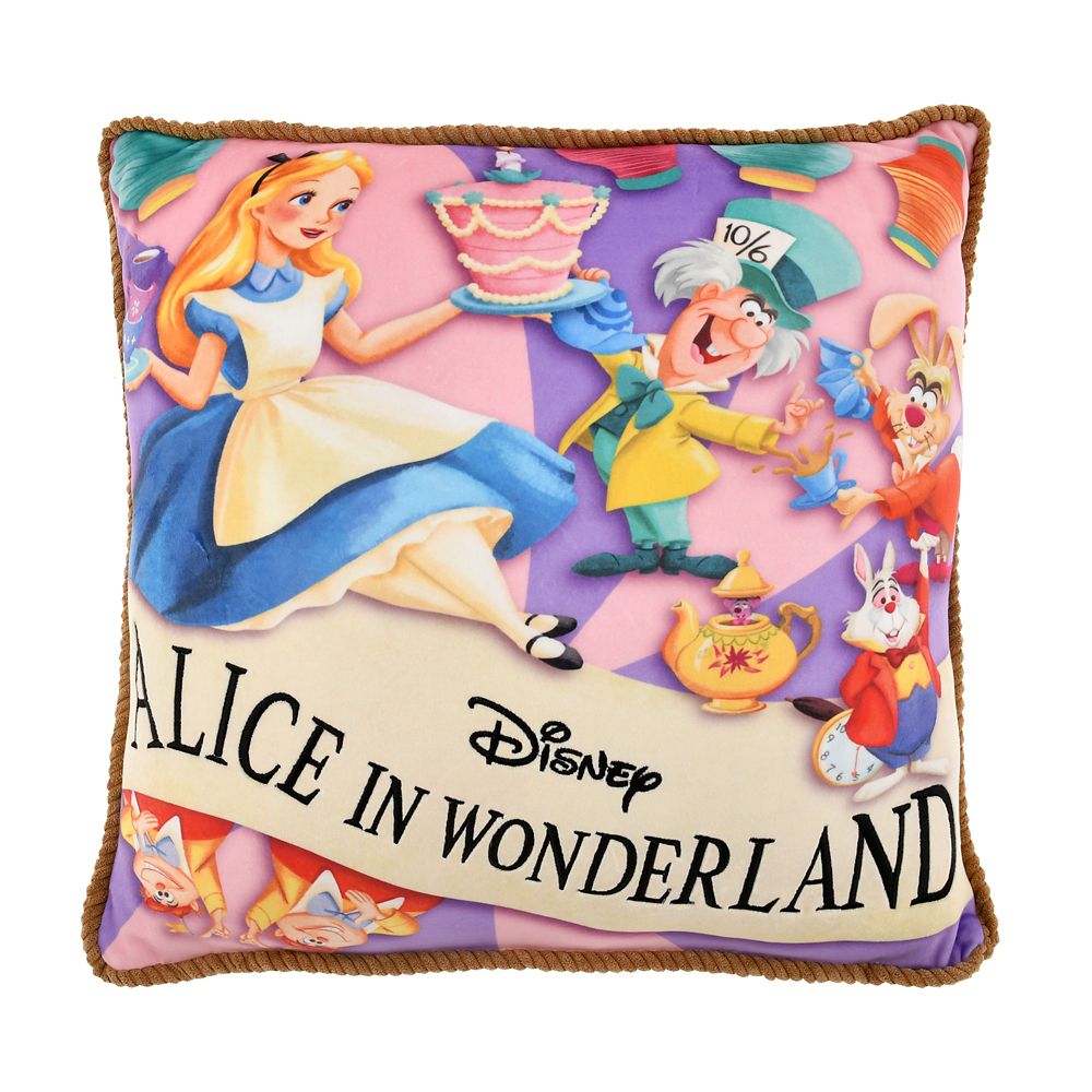 公式 ショップディズニー ふしぎの国のアリス クッション Alice In Wonderland 70