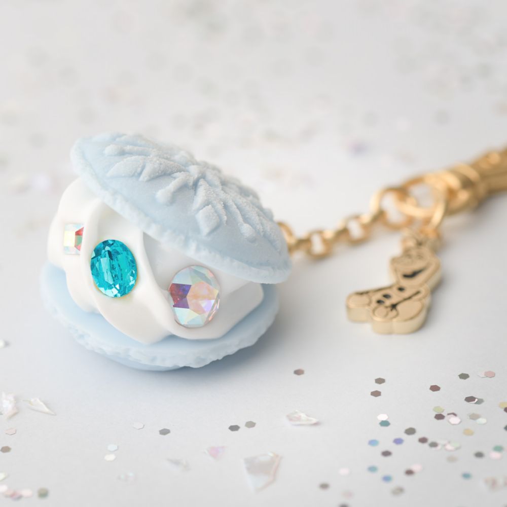 【キューポット】アナと雪の女王/バッグチャーム　フローズンマカロン