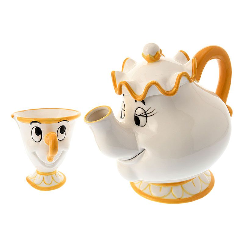福袋 オンライン 新品/未使用】ディズニー ティーセット チップ ポット夫人 キャラクターグッズ