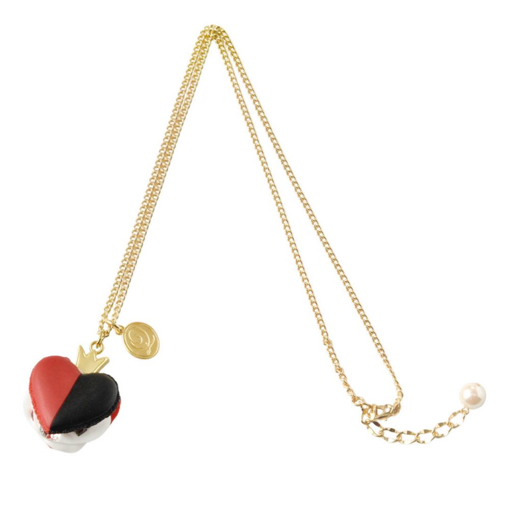 【キューポット】ハートの女王/ネックレス　ハートマカロン