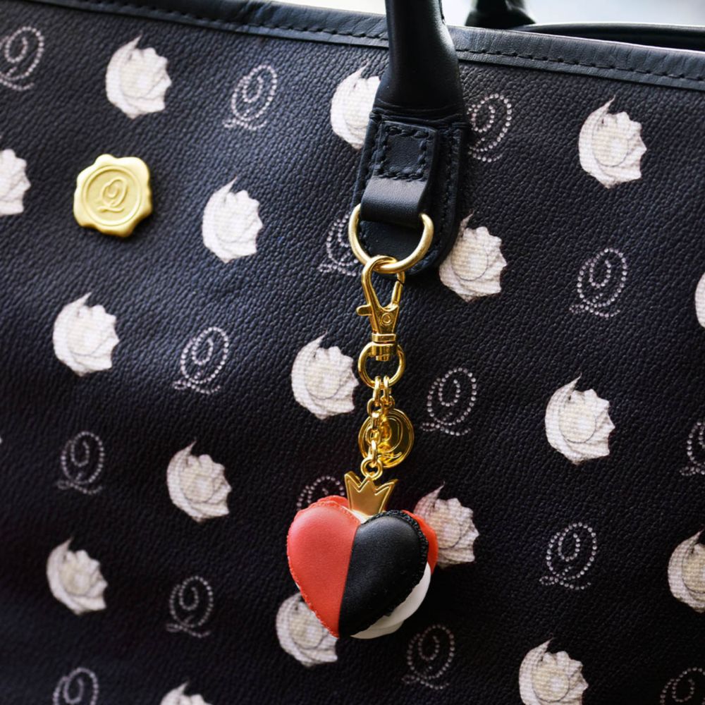 【キューポット】ハートの女王/バッグチャーム　ハートマカロン