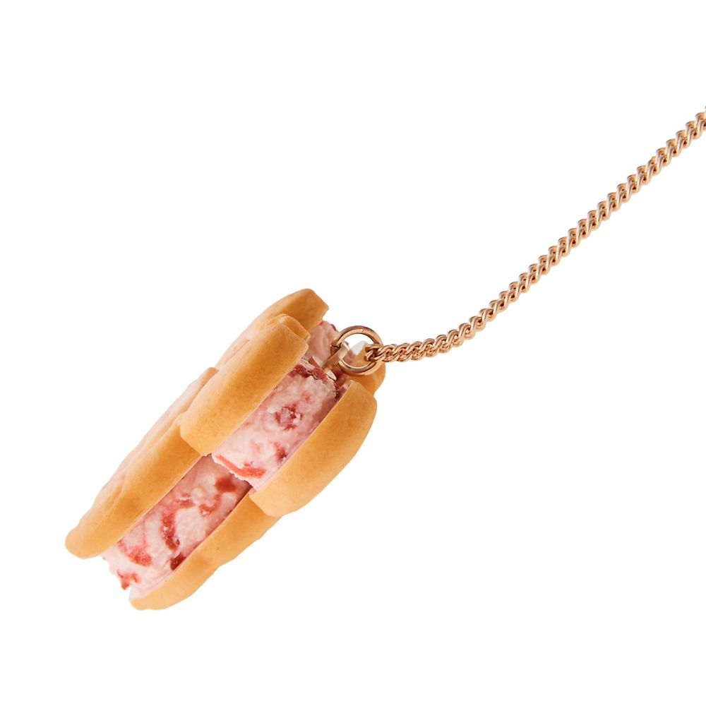 【キューポット】ミニーマウス/ネックレス　サクラ アイスクリーム クッキーサンド