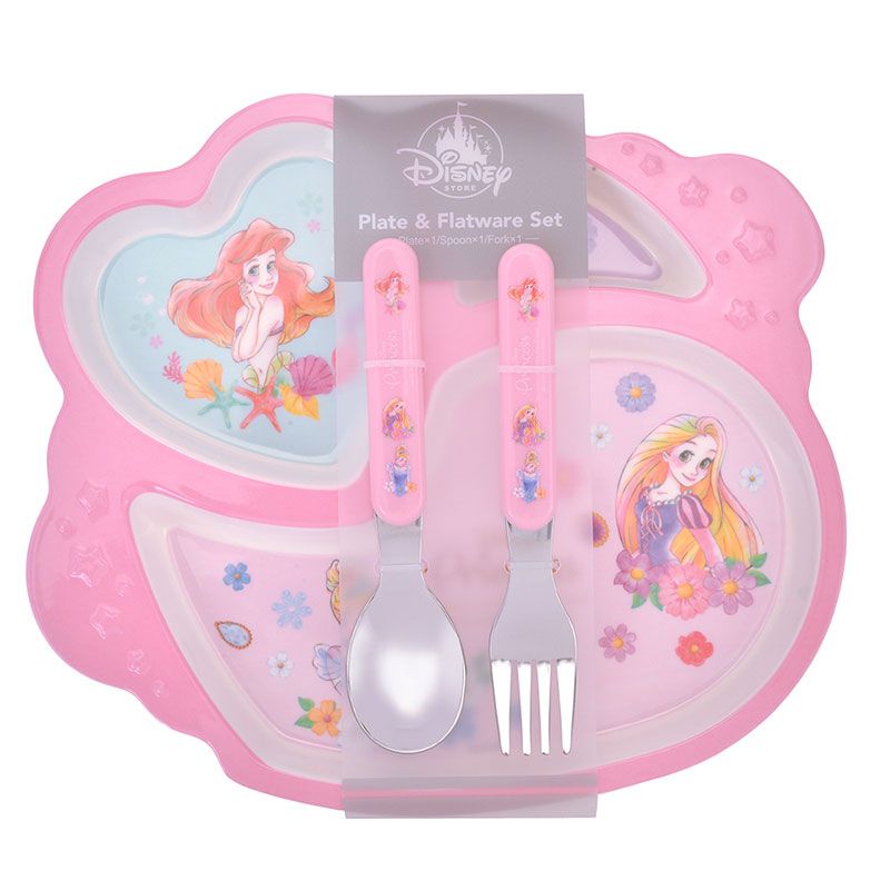公式 ショップディズニー アリエル ラプンツェル シンデレラ プレート セット モチーフ
