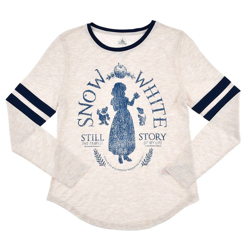 公式 ショップディズニー 白雪姫 長袖tシャツ M 袖ライン