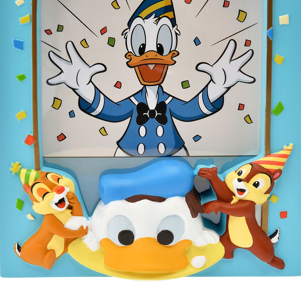 公式 ショップディズニー ドナルド チップ デール フォトフレーム Donald Duck Birthday