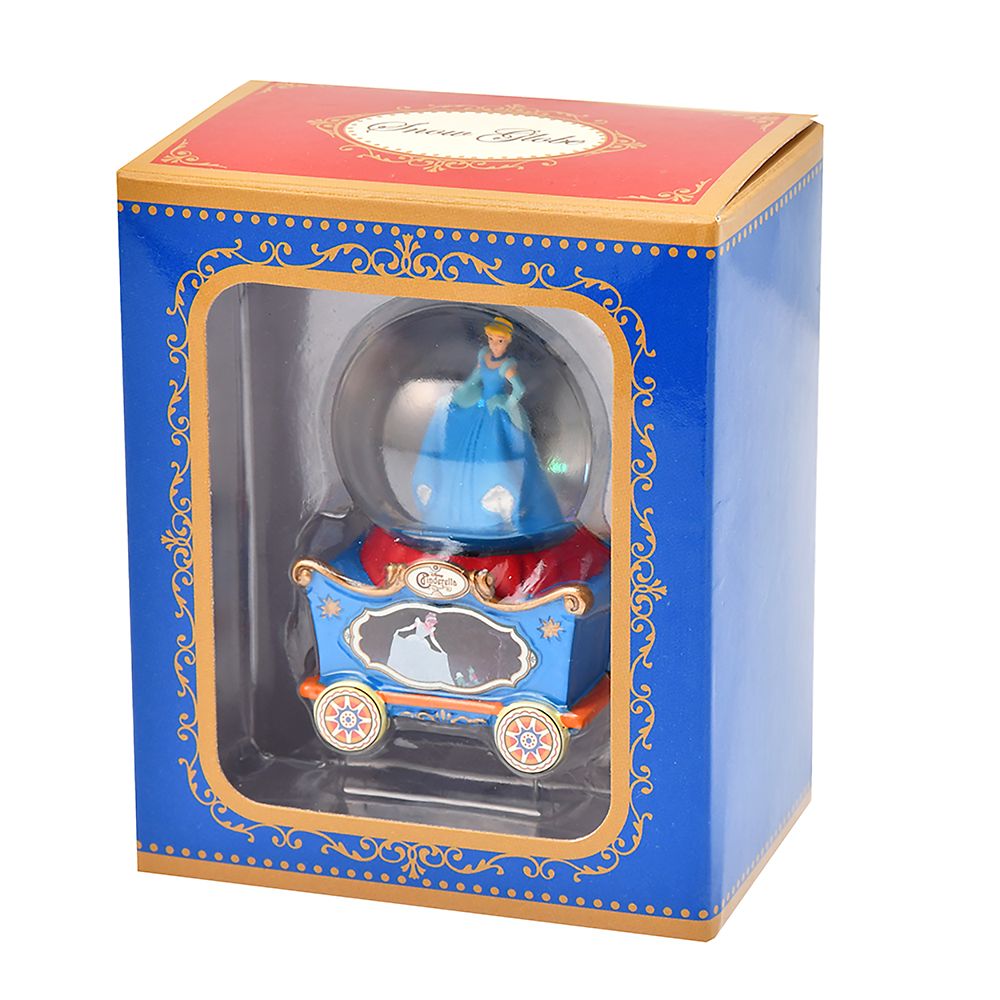 公式 ショップディズニー シンデレラ スノードーム ミニ トロッコ