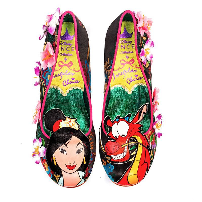 公式 ショップディズニー Irregular Choice ムーラン ムーシュー レディース用シューズ 23 Let Dreams Blossom