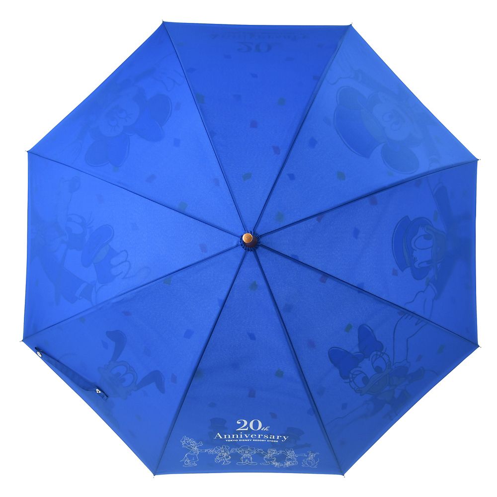 公式 ショップディズニー ミッキー フレンズ 傘 ジャンプ式 Tokyo Disney Resort Store th Anniversary