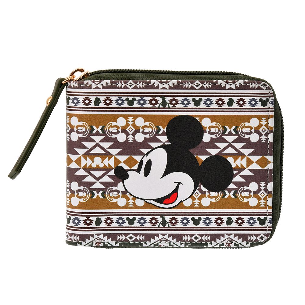 公式 ショップディズニー ミッキー 財布 ウォレット オルテガ柄 Disney Outdoor