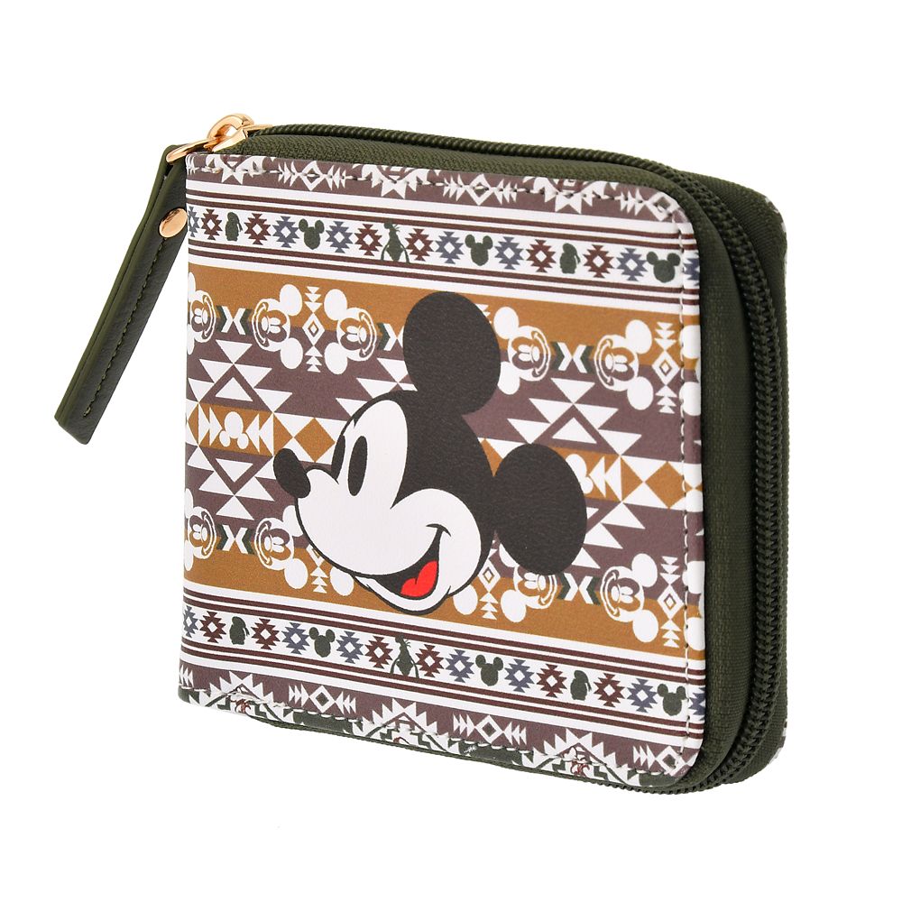 公式 ショップディズニー ミッキー 財布 ウォレット オルテガ柄 Disney Outdoor