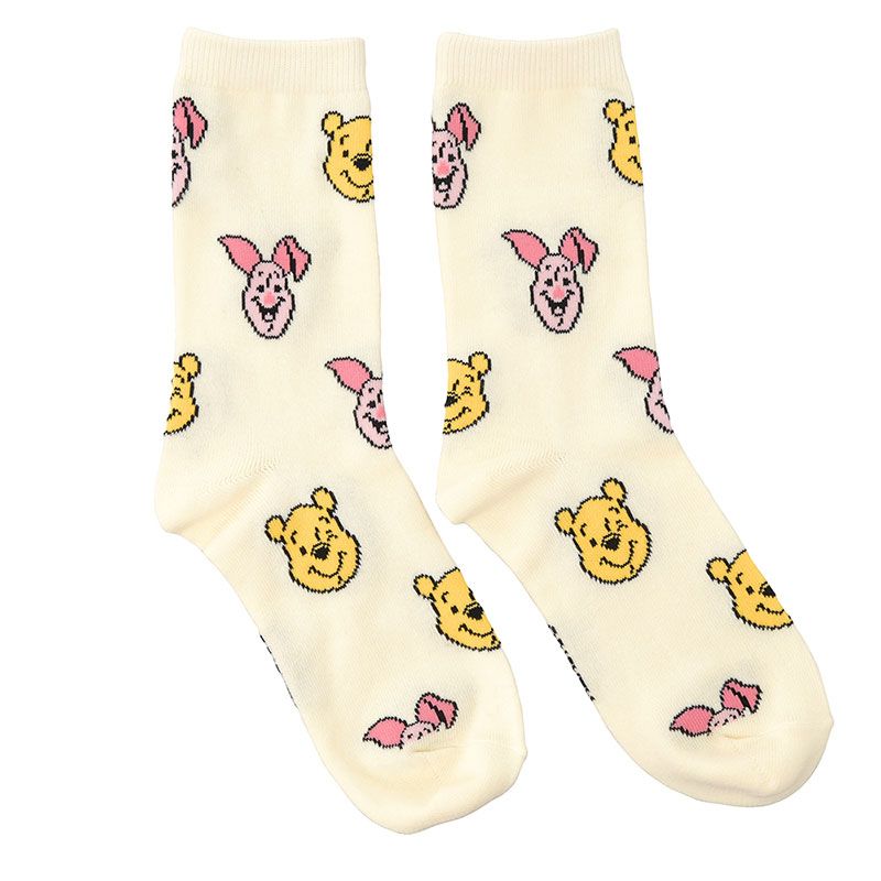 公式 ショップディズニー プーさん ピグレット 靴下 フェイス