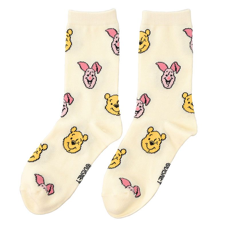 公式 ショップディズニー プーさん ピグレット 靴下 フェイス