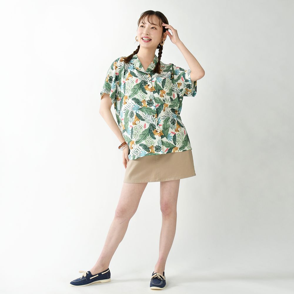 公式 ショップディズニー シンバ 半袖シャツ アロハ風 Tee Aloha