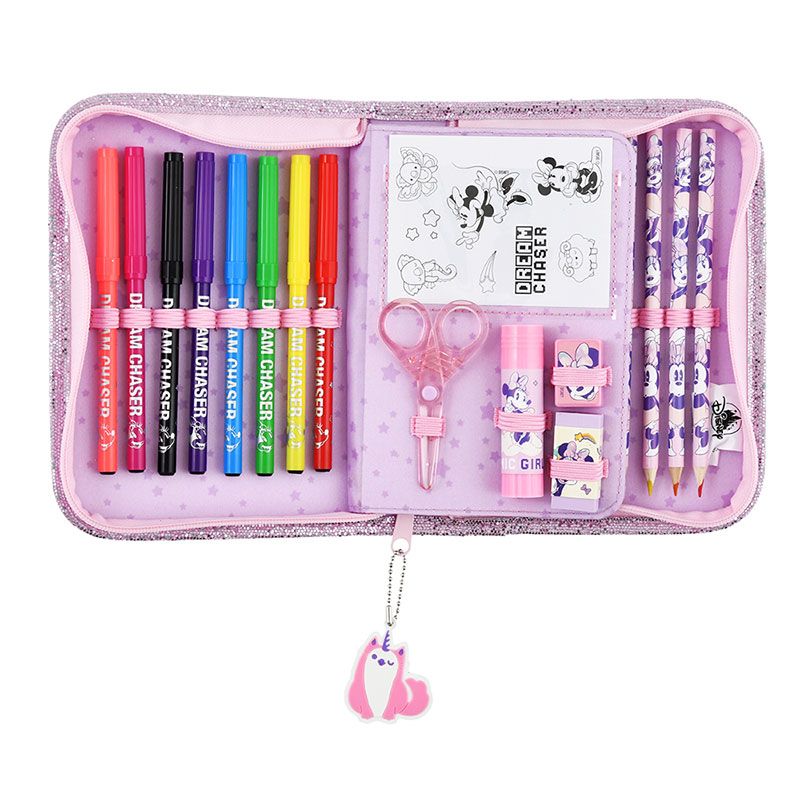 公式 ショップディズニー アウトレット ミニー ステーショナリーセット ジップケース Dreamer