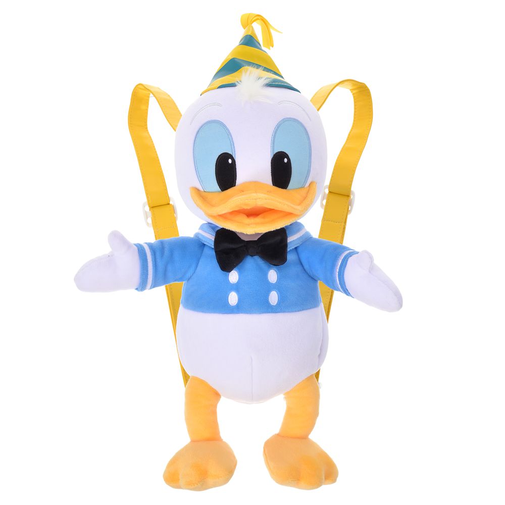 公式 ショップディズニー アウトレット ドナルド リュックサック バックパック ぬいぐるみ風 Donald Duck Birthday