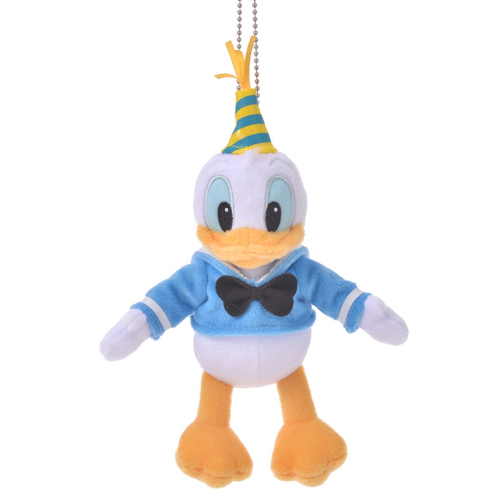 公式 ショップディズニー ドナルド ぬいぐるみキーホルダー キーチェーン Donald Duck Birthday