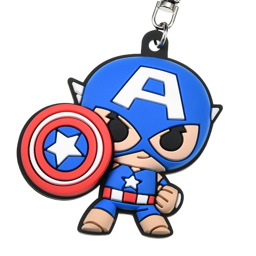 公式 ショップディズニー マーベル キャプテン アメリカ キーホルダー キーチェーン Mini Heros