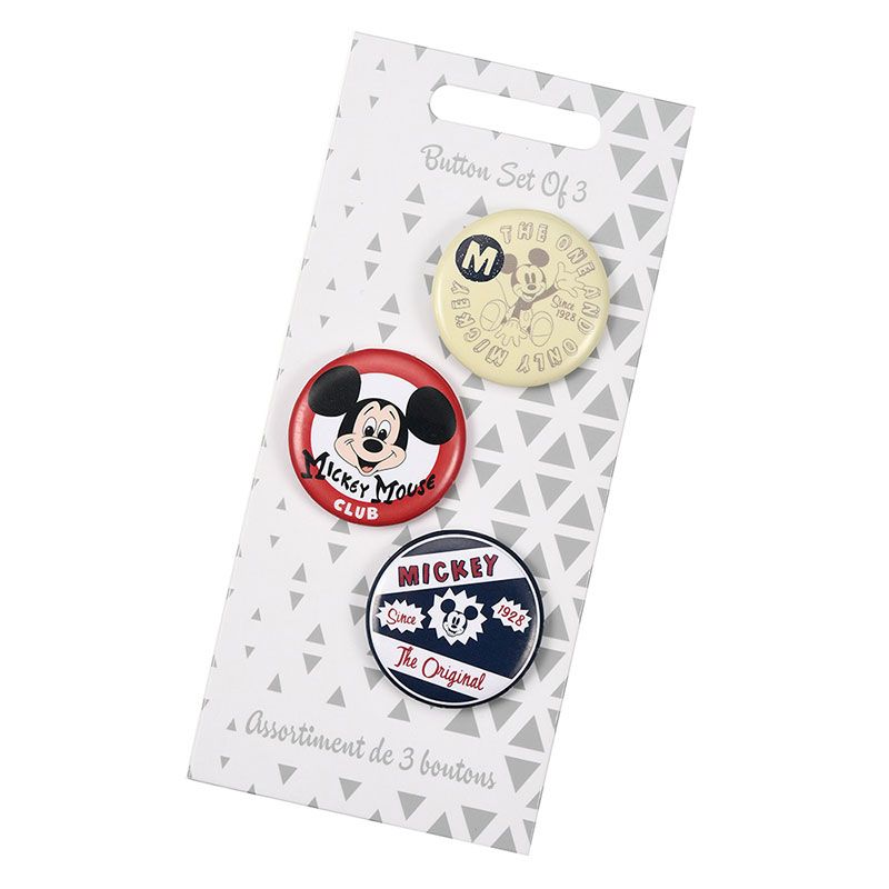 公式 ショップディズニー ミッキー 缶バッジ コレクション