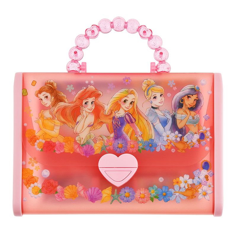 公式 ショップディズニー ディズニープリンセス ステーショナリーセット バッグ風ケース入り グラデーション