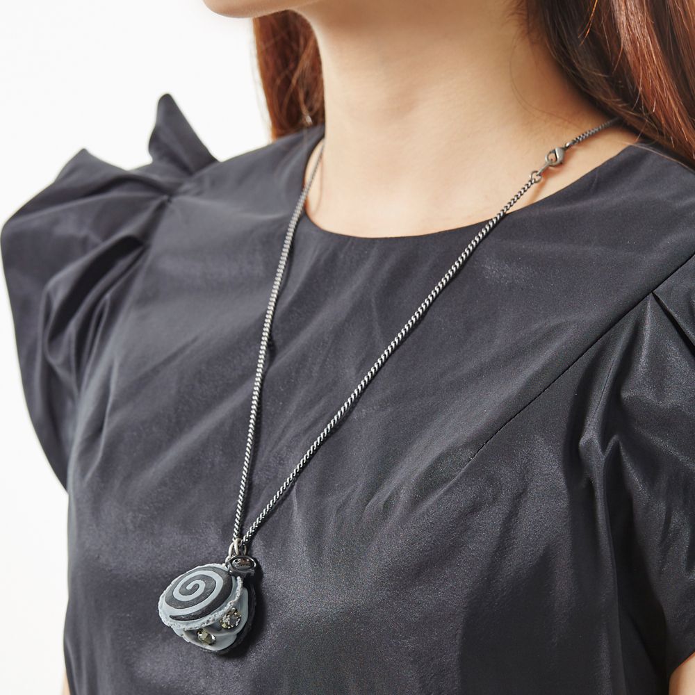 【キューポット】ジャック・スケリントン/ネックレス　スパイラルマカロン