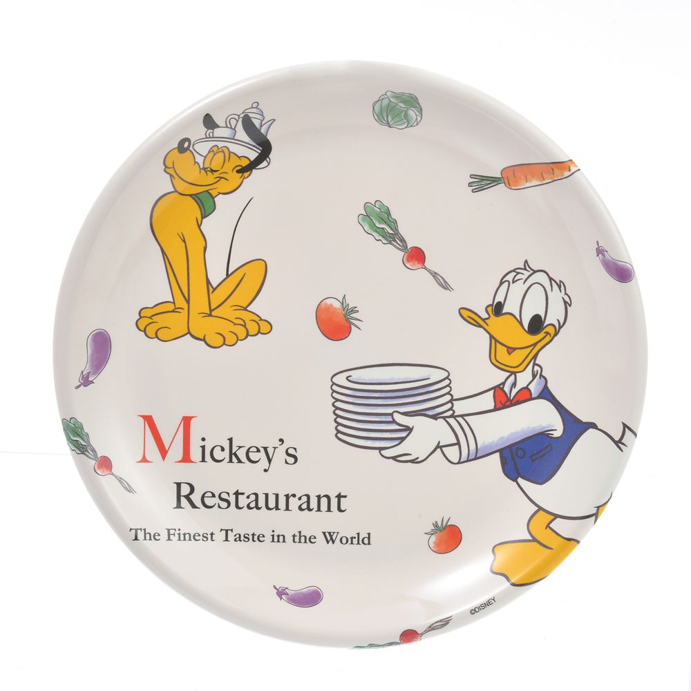 公式 ショップディズニー ミッキー フレンズ プレート Retro Kitchen