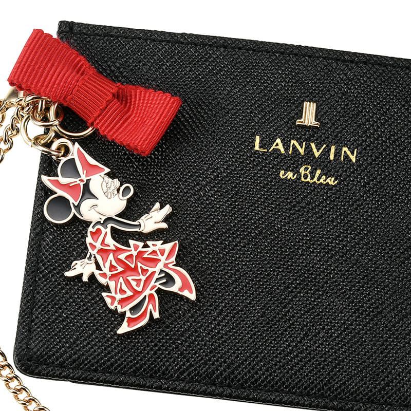 公式 ショップディズニー Lanvin En Bleu ミニー 定期入れ カードケース Minnie Day