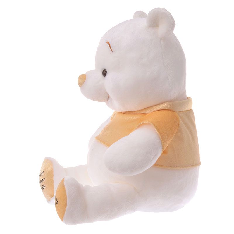 公式 ショップディズニー D Made 名入れ プーさん ぬいぐるみ L White Pooh ゴールド