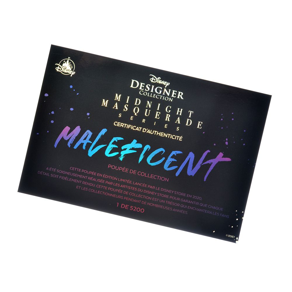 公式 ショップディズニー マレフィセント ドール マスカレード