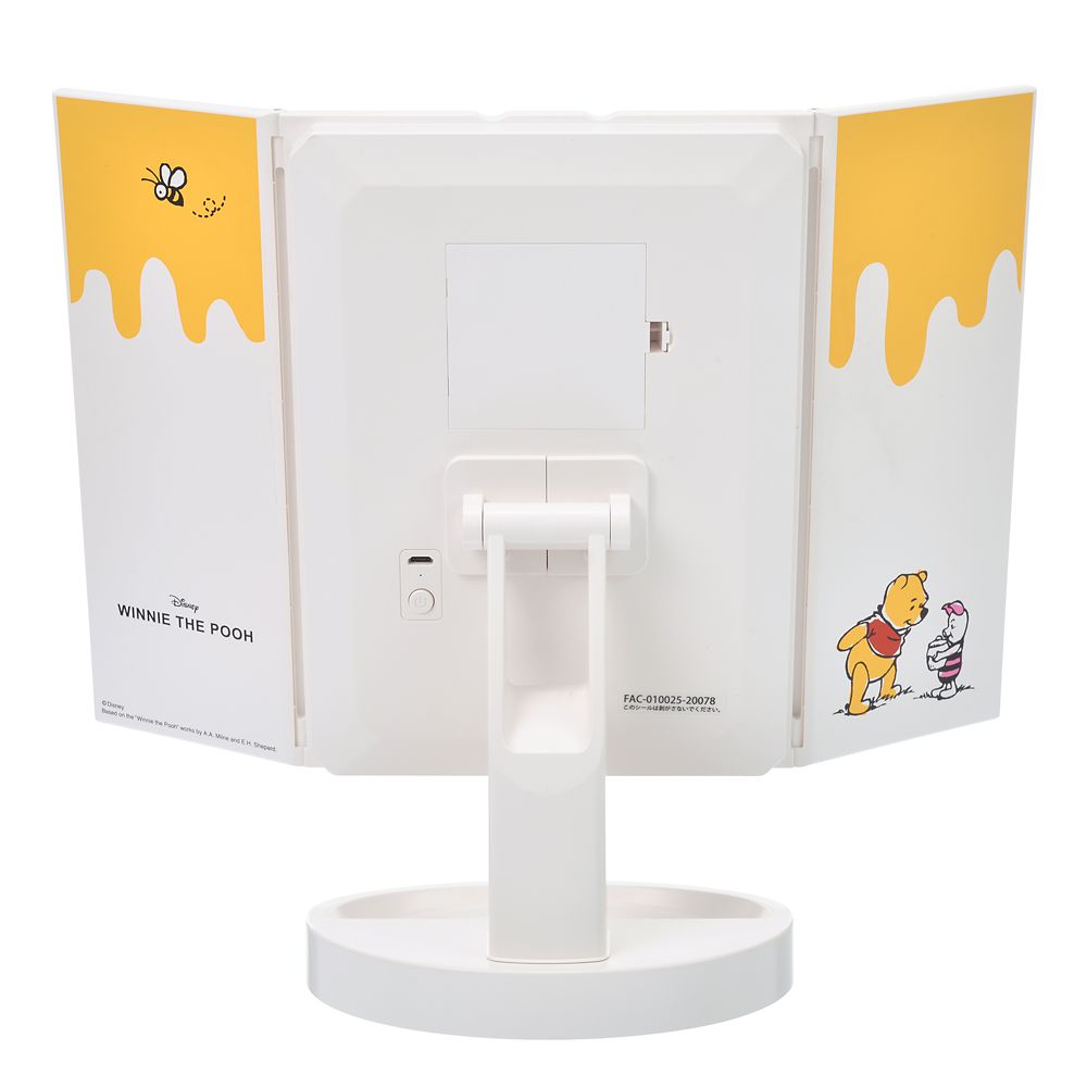公式 ショップディズニー プーさん ピグレット Ledスタンドミラー
